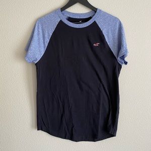 Hollister curved hem tee